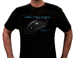 Your Place in Space Tshirt